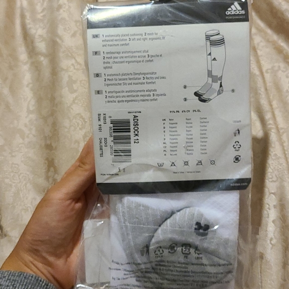 Adidas soccer socks size 4 men - Picture 4 of 4